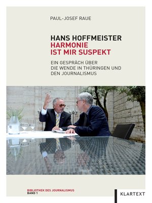 cover image of Hans Hoffmeister. Harmonie ist mir suspekt